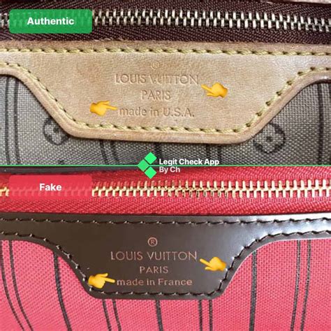 louis vuitton neverfull real vs fake|louis vuitton neverfull authentication guide.